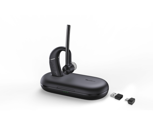 Yealink BH71 Pro USB-C/A Headset Auriculares Inalámbrico gancho de oreja Oficina/Centro de llamadas USB Tipo C Bluetooth Negro
