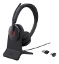 Yealink BH74 + Stand Teams USB-C/A Auriculares Inalámbrico Diadema Oficina/Centro de llamadas USB Type-C / USB Type-A Bluetooth Base de carga Negro