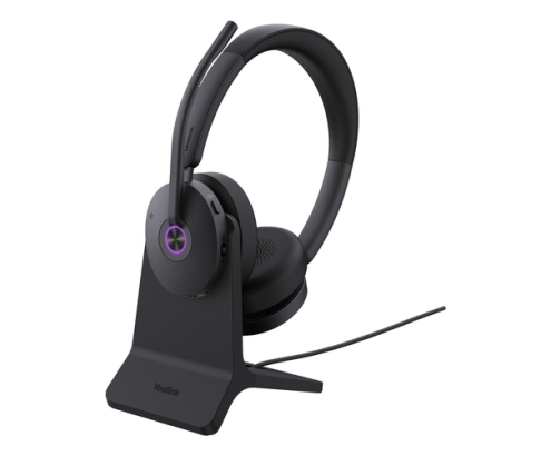 Yealink BH74 + Stand Teams USB-C/A Auriculares Inalámbrico Diadema Oficina/Centro de llamadas USB Type-C / USB Type-A Bluetooth Base de carga Negro