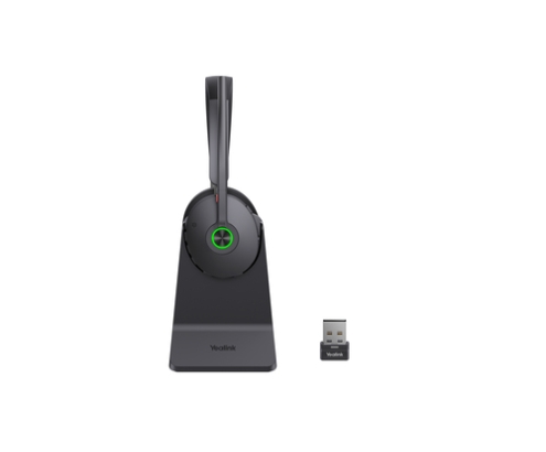 Yealink BH74 + Stand UC USB-C/A Auriculares Inalámbrico Diadema Oficina/Centro de llamadas USB Type-C / USB Type-A Bluetooth Base de carga Negro
