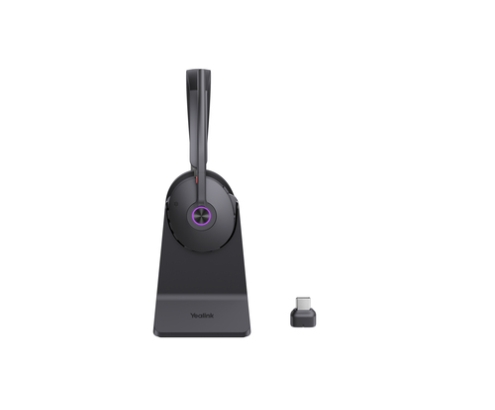 Yealink BH74 + Stand UC USB-C/A Auriculares Inalámbrico Diadema Oficina/Centro de llamadas USB Type-C / USB Type-A Bluetooth Base de carga Negro