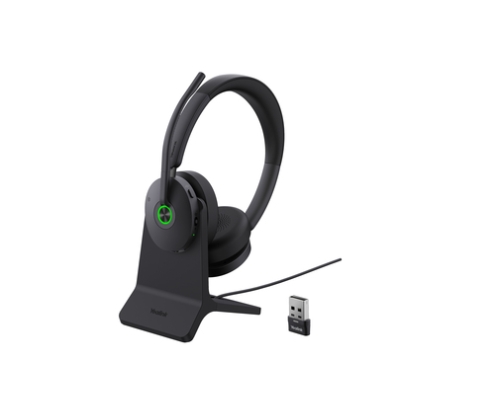 Yealink BH74 + Stand UC USB-C/A Auriculares Inalámbrico Diadema Oficina/Centro de llamadas USB Type-C / USB Type-A Bluetooth Base de carga Negro