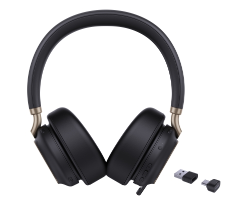 Yealink BH76 Plus Teams USB-C/A Auriculares Inalámbrico Diadema Llamadas/Música USB Type-C / USB Type-A Bluetooth Negro