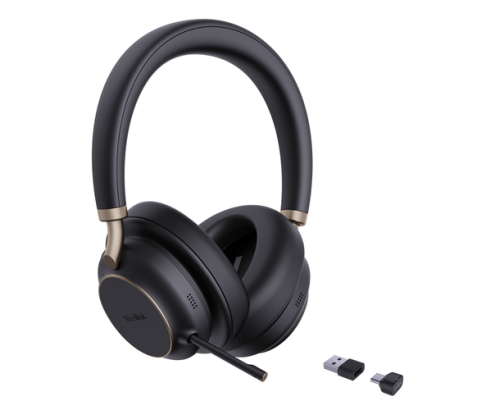 Yealink BH76 Plus Teams USB-C/A Auriculares Inalámbrico Diadema Llamadas/Música USB Type-C / USB Type-A Bluetooth Negro