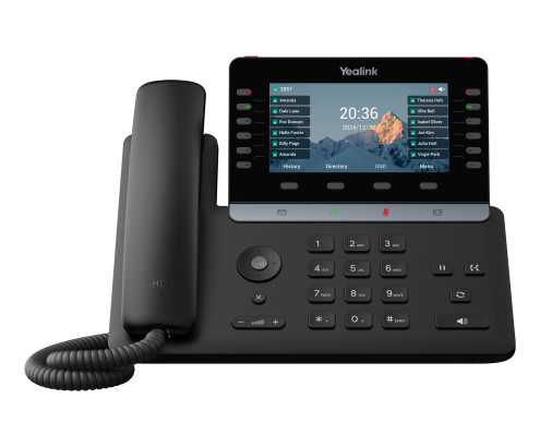 Yealink T85W teléfono IP Negro LCD Wifi