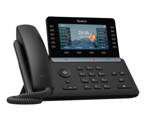 Yealink T85W teléfono IP Negro LCD Wifi