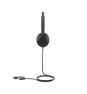 Yealink UH35 Mono Teams USB-C/A Auriculares Alámbrico Diadema Llamadas/Música USB Type-C / USB Type-A Negro