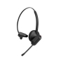 Yealink WH63 E2 Teams Auriculares Inalámbrico gancho de oreja Llamadas/Música Negro