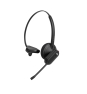 Yealink WH63 E2 UC Auriculares Inalámbrico gancho de oreja Llamadas/Música Negro