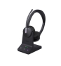 Yealink WH64 Dual UC Auriculares Inalámbrico Diadema Oficina/Centro de llamadas USB Tipo C Bluetooth Negro