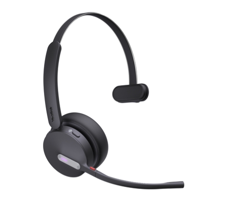 Yealink WH64 Mono Teams Auriculares Inalámbrico Diadema Oficina/Centro de llamadas USB Tipo C Bluetooth Negro