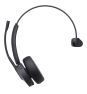 Yealink WH64 Mono UC Auriculares Inalámbrico Diadema Oficina/Centro de llamadas USB Tipo C Bluetooth Negro