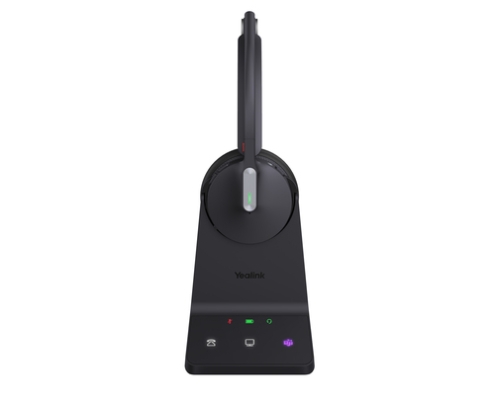 Yealink WH64 Mono UC Auriculares Inalámbrico Diadema Oficina/Centro de llamadas USB Tipo C Bluetooth Negro