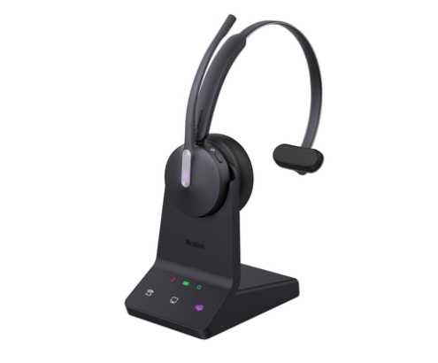 Yealink WH64 Mono UC Auriculares Inalámbrico Diadema Oficina/Centro de llamadas USB Tipo C Bluetooth Negro