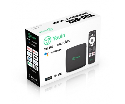 Youin You-Box Negro 4K Ultra HD 8 GB Wifi Ethernet