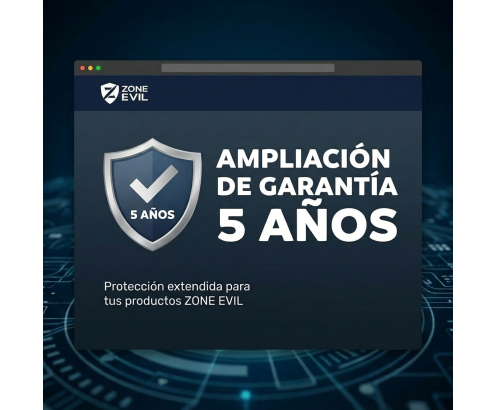 Zone Evil ampliación garantía equipos hasta 5 años