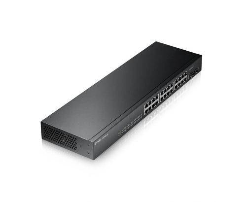 Zyxel GS-1900-24 v2 Gestionado L2 Gigabit Ethernet (10/100/1000) 1U Negro