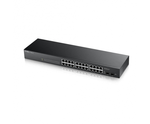 Zyxel GS-1900-24 v2 Gestionado L2 Gigabit Ethernet (10/100/1000) 1U Negro