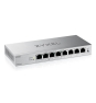 Zyxel GS1200-8HPV3 Gestionado L2 Gigabit Ethernet (10/100/1000) Energía sobre Ethernet (PoE) Escritorio Gris