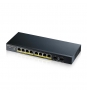 Zyxel GS1900-10HP Gestionado L2 Gigabit Ethernet (10/100/1000) EnergÍ­a sobre Ethernet (PoE) Negro