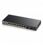 Zyxel GS1900-8HP v3 PoE Gestionado L2 Gigabit Ethernet (10/100/1000) EnergÍ­a sobre Ethernet (PoE) Negro