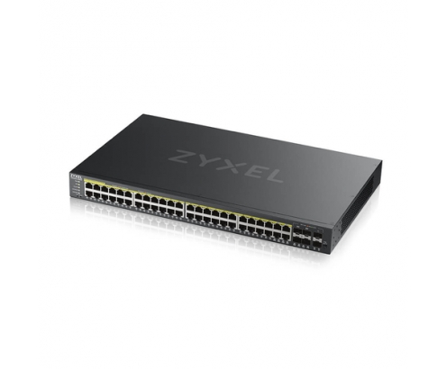 Zyxel GS2220-50HP-EU0101F switch Gestionado L2 Gigabit Ethernet (10/100/1000) EnergÍ­a sobre Ethernet (PoE) Negro