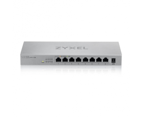Zyxel MG-108 No administrado 2.5G Ethernet (100/1000/2500) Acero