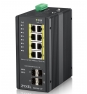 Zyxel RGS200-12P Gestionado L2 Gigabit Ethernet (10/100/1000) EnergÍ­a sobre Ethernet (PoE) Negro
