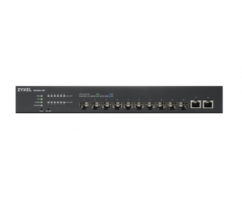 Zyxel XS1930-12F-ZZ0101F switch Gestionado L2/L3 10G Ethernet (100/1000/10000) Negro